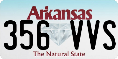 AR license plate 356VVS