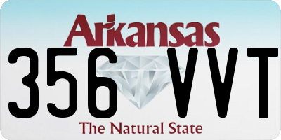 AR license plate 356VVT