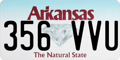 AR license plate 356VVU