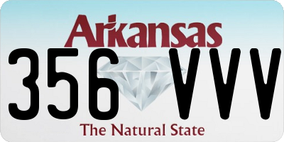 AR license plate 356VVV