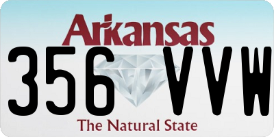 AR license plate 356VVW