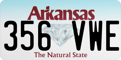 AR license plate 356VWE