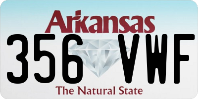 AR license plate 356VWF