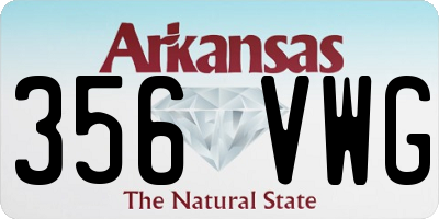 AR license plate 356VWG