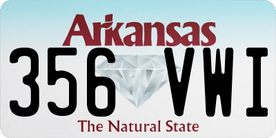 AR license plate 356VWI