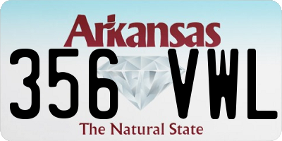AR license plate 356VWL