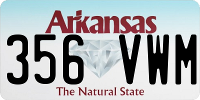 AR license plate 356VWM