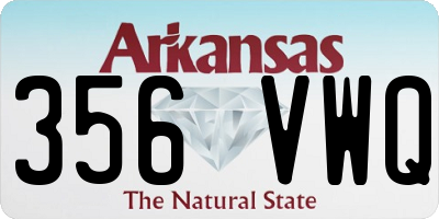 AR license plate 356VWQ