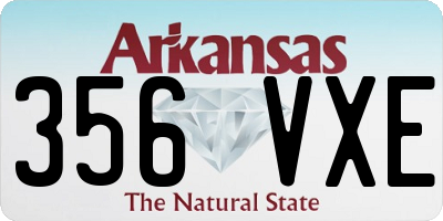 AR license plate 356VXE