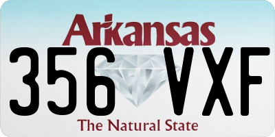 AR license plate 356VXF