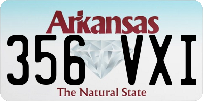 AR license plate 356VXI