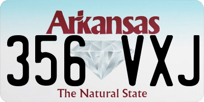 AR license plate 356VXJ