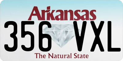 AR license plate 356VXL