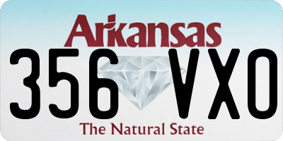 AR license plate 356VXO