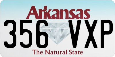 AR license plate 356VXP