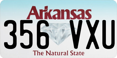 AR license plate 356VXU