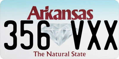 AR license plate 356VXX