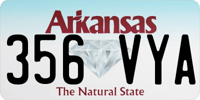 AR license plate 356VYA