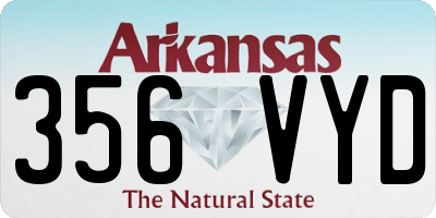 AR license plate 356VYD