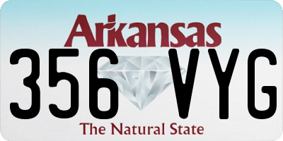 AR license plate 356VYG
