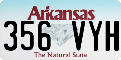AR license plate 356VYH