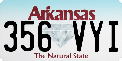 AR license plate 356VYI