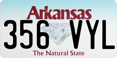 AR license plate 356VYL