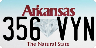 AR license plate 356VYN