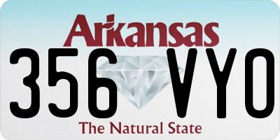 AR license plate 356VYO