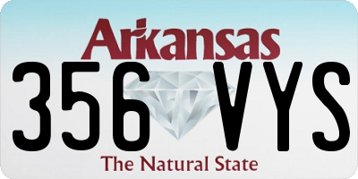 AR license plate 356VYS