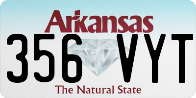 AR license plate 356VYT