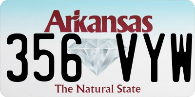 AR license plate 356VYW