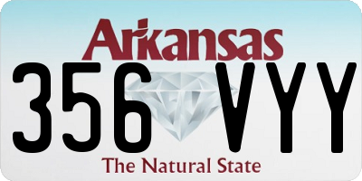 AR license plate 356VYY