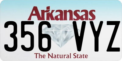 AR license plate 356VYZ