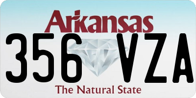 AR license plate 356VZA