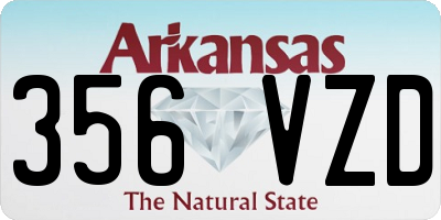 AR license plate 356VZD