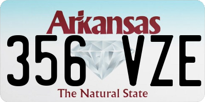 AR license plate 356VZE