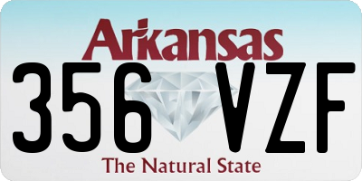 AR license plate 356VZF