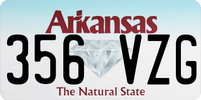 AR license plate 356VZG