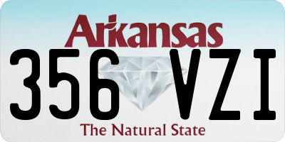 AR license plate 356VZI