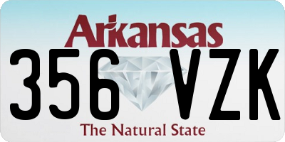 AR license plate 356VZK