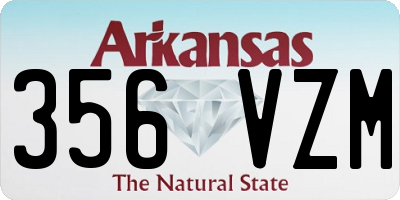 AR license plate 356VZM