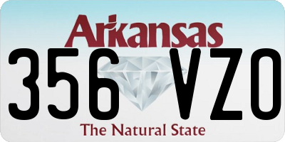 AR license plate 356VZO