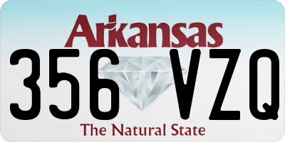 AR license plate 356VZQ