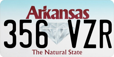 AR license plate 356VZR