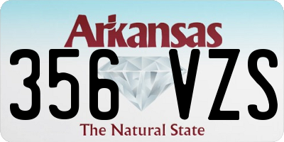 AR license plate 356VZS