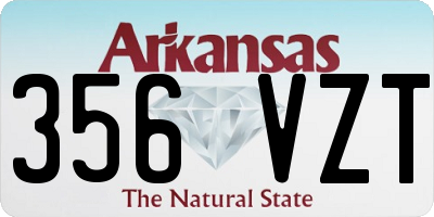 AR license plate 356VZT