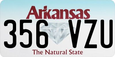 AR license plate 356VZU