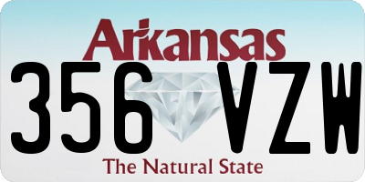 AR license plate 356VZW