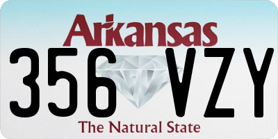 AR license plate 356VZY